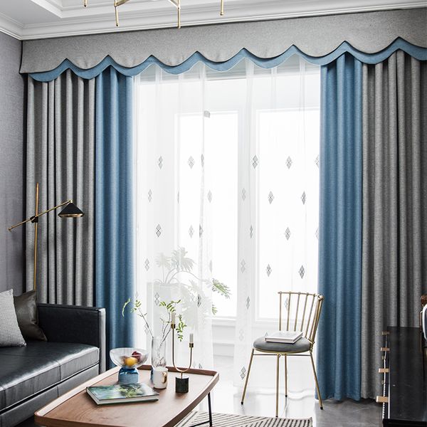 

curtain shade light northern european-style modern living room upscale atmosphere pin jie bu full bedroom new finished