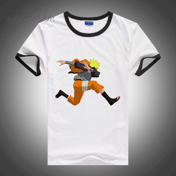 

завышение unisex аниме мужчины tshirt naruto akatsuki цифровая печать футболки harajuku футболка для мужчин лето мужская рубашки, White;black