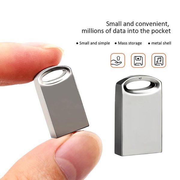 

uk new 8/16/32/64/128gb metal mini u disk data storage flash memory usb 3.0 drive pen high speed