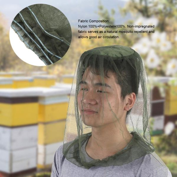 

открытый рыбалка mosquito насекомых hat bug mesh head net face 360 ​​градусов protector пчеловодство защитный