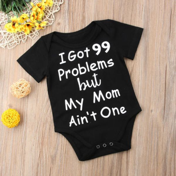 

adorable toddler infant baby girls boys short sleeve letters printed bodysuit jumpsuit casual active one piece outfit sunsuit