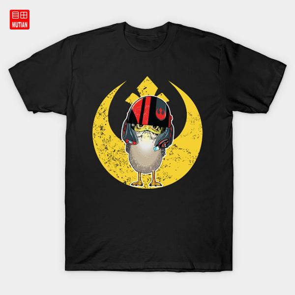 

rebel porg t-shirt lightsaber luke skywalker yoda sith rebel alliance porgs sci fi jedi han solo, White;black