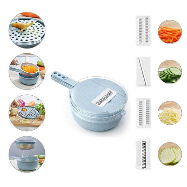 

Fashion Multifunctional Fruit Vegetable Grater Carrot Salad Shredder Vegetables Cutter Set Tools