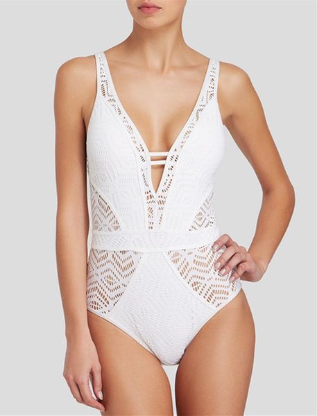 

черный белый бикини one piece купальники для женщин купальник 2019 новый сексуальный high cut купальник женская пляжная одежда цельный монок