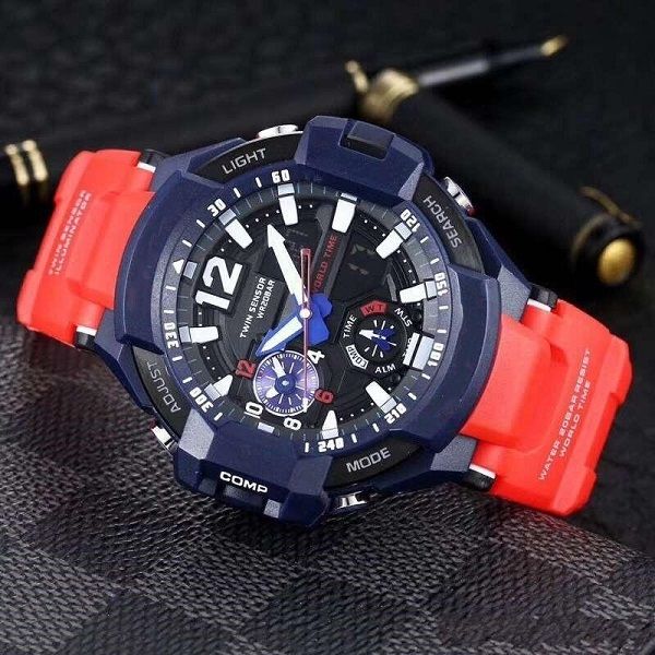 

Luxury мужские часы GA1100 спорта на открытом воздухе авиации цифровые часы ROYAL OAK LED дис