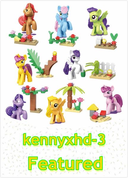 

пони мультфильм аниме 8 девочек головоломки заклинание вставляется в строительный блок игрушка один мешок