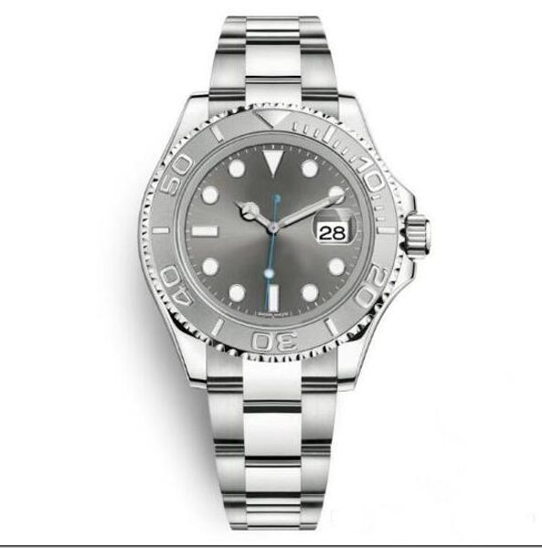 

2019 mens watch yacht master fashion 40mm brown face mens watches 116655 sports men automatic movement wrist watches, Slivery;brown