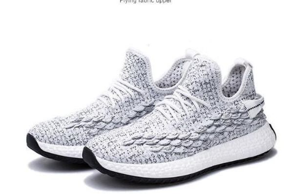 

weaving breathable men's shoes autumn running tide shoes fashion wild sports casual damping man wing shoes sz 39-44, Black