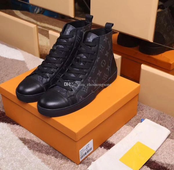 

for sale 2020 winter arrival brand men shoes blue red genuine leather high-fashion casual shoes men sneakers zss29, Black