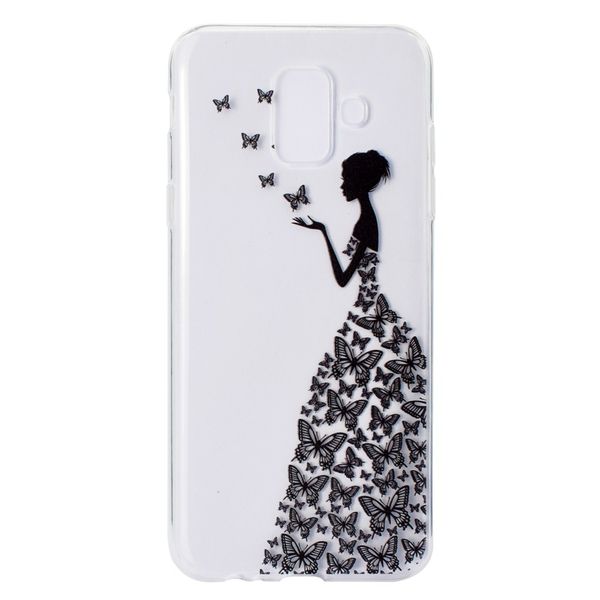 

butterfly girl painting phone case for samsung galaxy a6 2018