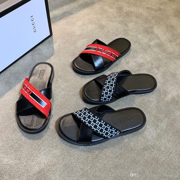 

2020 new trend fashion waterfront gg toe sandals brand high-end shoes men's slippers copy breathable121