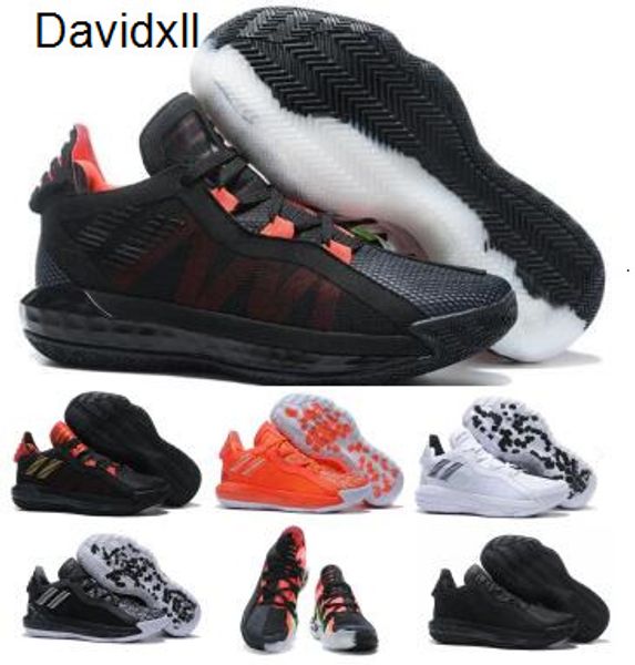 

dame 6 2020 new lillard basketball shoes mens man black stone solar red white vi 6s sports baskets trainers sneakers shoes