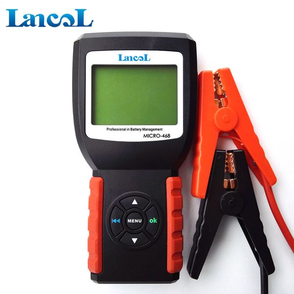 

new released battery tester analyzer cca micro-468 12v 2000cca battery conductance system analyzer 1 year warranty