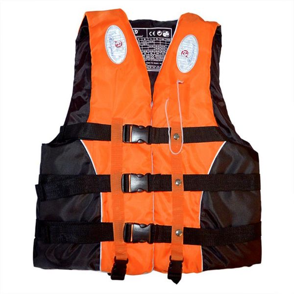 

polyester life vest jacket water sports man kids jacket swimming boating ski drifting life vest with whistle m-xxxl sizes
