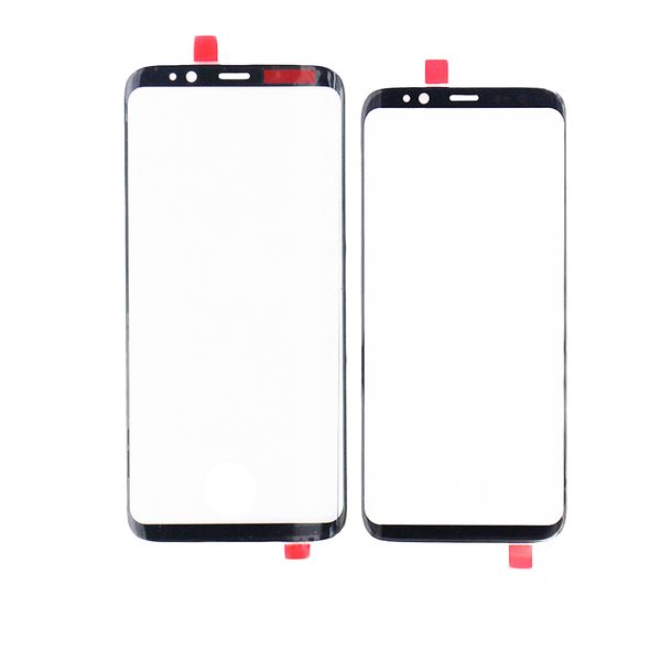 

20 ШТ. Замена для Samsung Galaxy S8 G950 G950F / S8 + плюс G955 передняя черная внешняя стеклянная линза