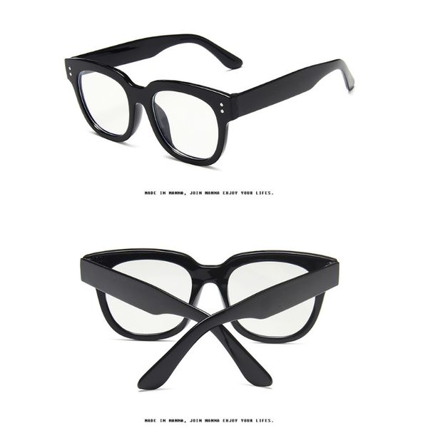 

new fashion miting glasses frame children's anti-blue light glasses jelly color colorful flat boys and girls kids uv400, White;black
