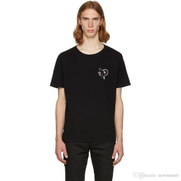 

1971 шея печатный автомобиль череп змея роза любовь пистолет sl письмо ограниченное памятное издание шею с коротким рукавом футболки для муж, White;black