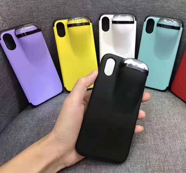 

New mobile phone ca e with earphone et torage box for iphone 11 with earphone box cover