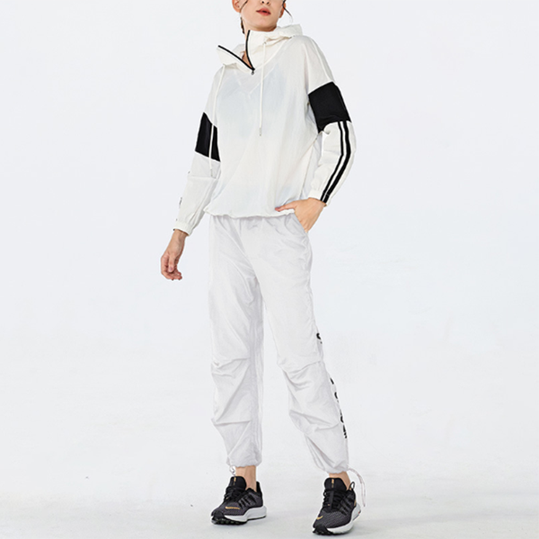

2020 women two piece set tracksuit outfits sportsuits woman 2 piece pants sets women white hoodies sweatshirt, White;red