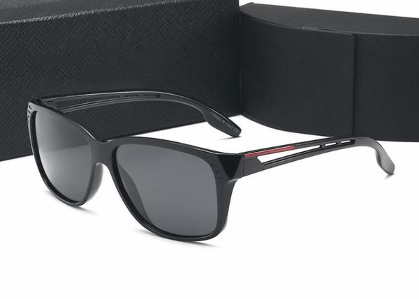 

new designer 1982 men's sunglasses brand men's anti-ultraviolet polarized glasses driving leisure travel vacation pc sunglasses, White;black