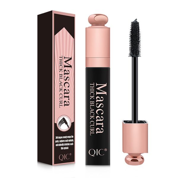 

завод цена qic курчавый тонкий тушь 3d silk fiber lash mascara long quick dry водонепроницаемый удлиняющая тушь для ресниц макияж косметичес