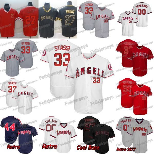 

33 Max Stassi Los Angeles Trout Albert Pujols Andrelton Simmons Shohei Ohtani Jonathan Lucroy Angels David Fletcher Kole Calhoun Jersey