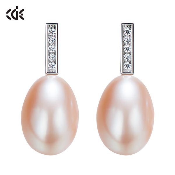 

свадьба серебро s925 из бисера жемчужный подарок женщина леди серьги ювелирные изделия с бриллиантами для невесты актерского начала выпускно, Golden