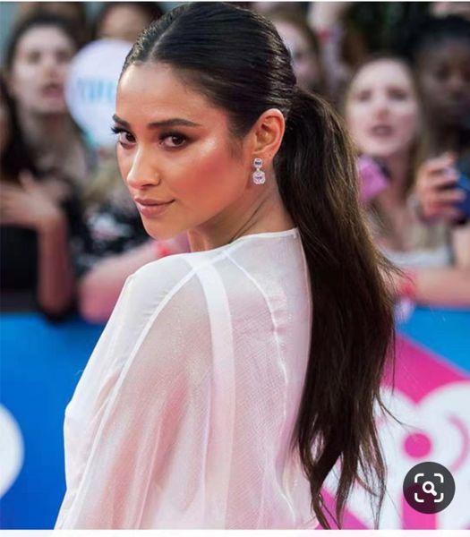 

unprocessed virgin mink brazilian remy hair ponytail hairpiece drawstring elastic band low celebrity ponytail hair extension natural dyeable, Black