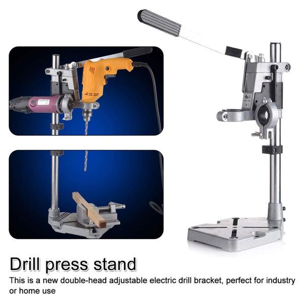 

1pc double-head electric drill holding holder bracket electric drill stand power tools accessories bench press stand