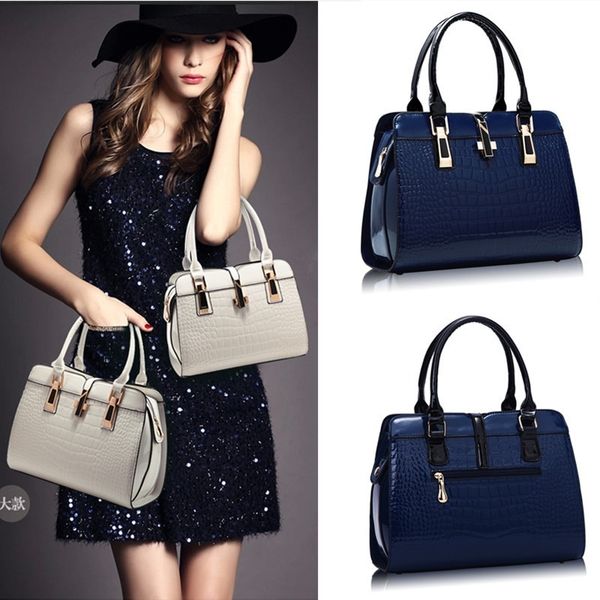 

2020 new crocodile pattern ladies bag fashion handbag shoulder bag messenger european and american style shoulder