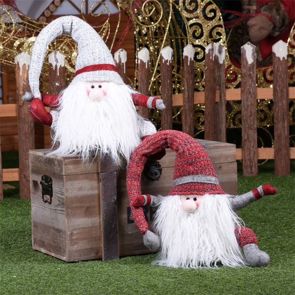 

40cm christmas dolls santa claus xmas-figurines christmas decorations for home adornos de navidad merry new year gift