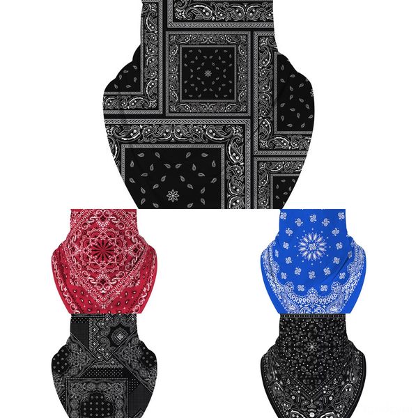 

lguli printing mask winter flag face mask scarf washable triangle cycling snowboard scarf dust-proof anti-fog bandana, Black