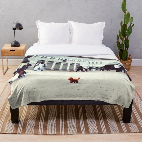 

all season printed flanelle blanket super soft cozy throw blanket lost puppy