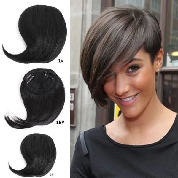 Cute Short Neat Bangs Clip On Front Neat Bang Fringe Clip Synthetic Wig Full Lace Synthetic Wigs From Chinabaobei 12 07 Dhgate Com