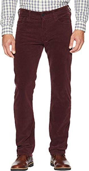 

34 heritage mens courage straight leg in burgundy cord, Blue