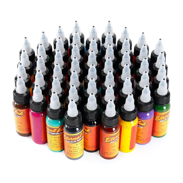 

tattoo ink kit microblading permanent body paint makeup art pigment tattoo artist ink 50 color set high quality