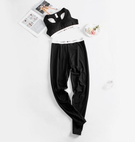 

020women yoga set sports vest +reflective leggings fitness running tights jogging workout yoga leggings sport suit, Gray