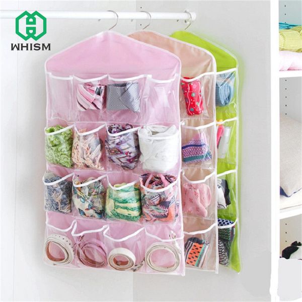 

16 pockets over door hanging bag box shoes organize rack hanger storage tidy storage box hanging bags home closet organization