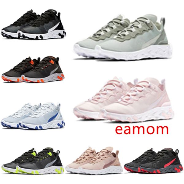 

2019 высокое качество react element 55 undercover x предстоящие дизайнерские спортивные мужские темно-синие кроссовки, Black