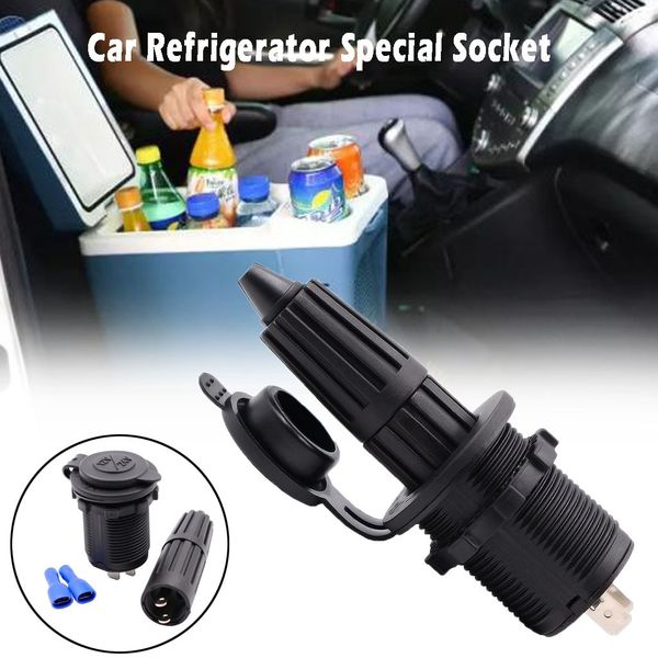 

multifuction 12v 24v car refrigerator special socket boat power plug for atvs rvs suvs boats cigarette adapters