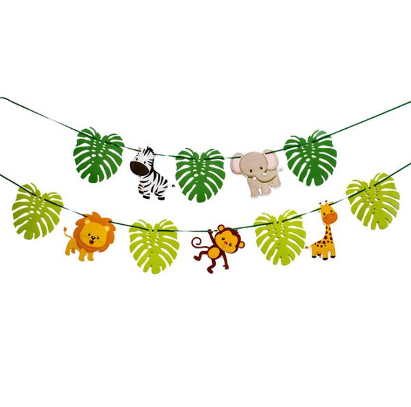 2020 2019 Children S Day Cartoon Animal Jungle Theme Buntings