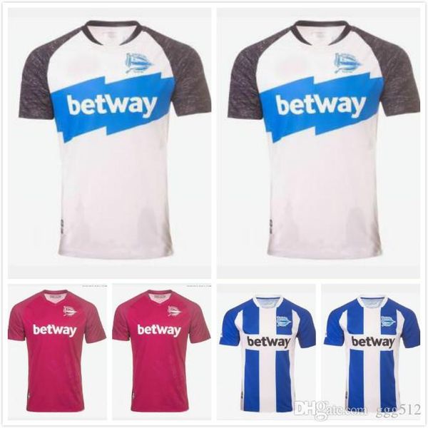 

19 20 deportivo alavés soccer jerseys 2019 2020 alaves home away third pere pons aleix vidal lucas pérez joselu pere pons camiseta de fútbo, Black;yellow