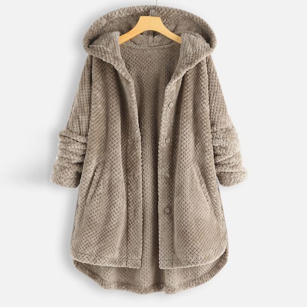 

искусственный мех пальто женщины манто femme hiver casaco feminino меховая куртка 2018 зима плюшевый одежда abrigo mujer женская одежда#g30, Black
