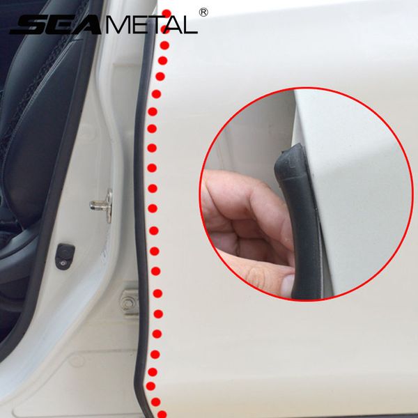 

2pcs car door rubber seal strip auto filler weatherstrip edge rubber sealing for b pillar protection front door sealant for cars