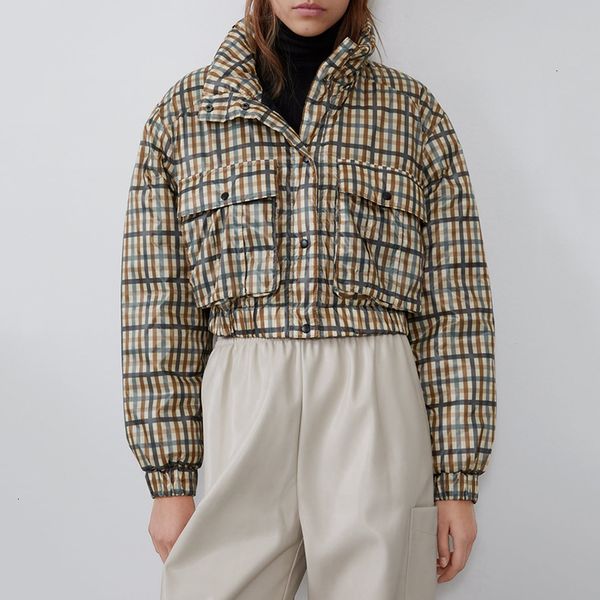 

women winter warm parka plaid coated jackets long mouths women large mate winterjas harajuku streetwear overwear, Black