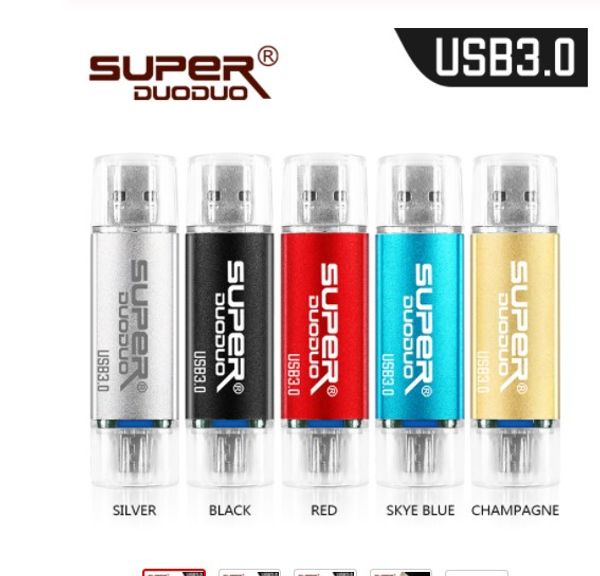

sale otg usb flash drive cle usb 3.0 stick 64g otg android pen drive smartphone pendrive 8g 16g 32g 128g storage devices