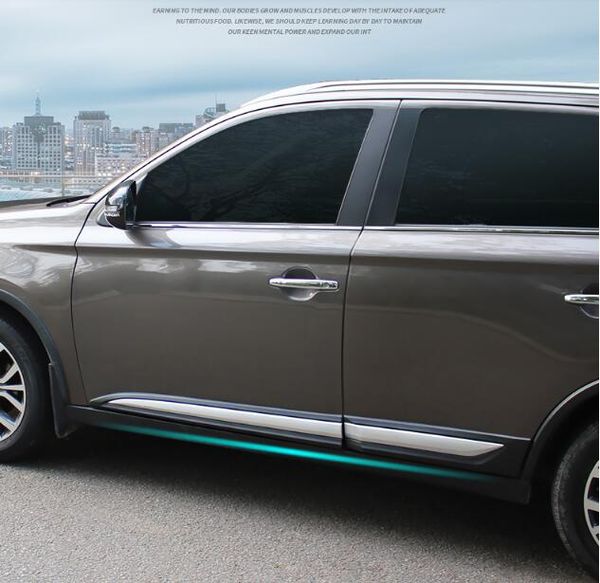 Высокое качество ПП с ABS хром 4 шт. Двери автомобиля украшения отделка кузова для Mitsubishi outlander 2016-2019