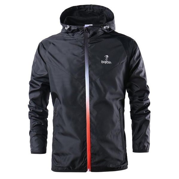 

men/women running jacket spring/autumn windproof windbreaker sport jacket gym hoodie outdoor winter coat cycling sportswear male, Black;red