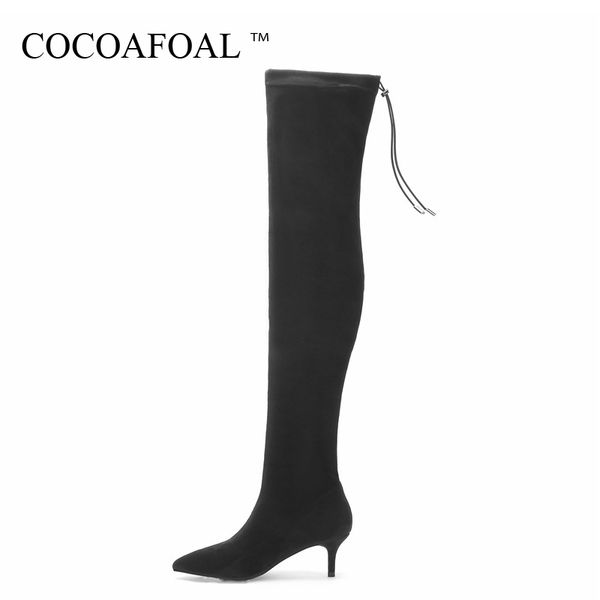 

cocoafoal women tall tall women over the knees, Black
