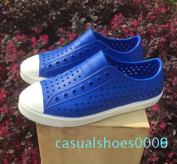 

2017 summer lover hole hollow sandals mules footwear couple shoe women anti-skid beach flats casual shoes sandalias c09 c06, Black